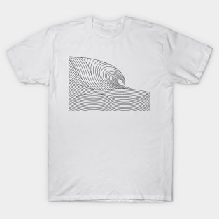 Big Wave Made Of Lines T-Shirt